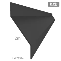 Z-profil lamela 2000mm, bez povrchovej úpravy Z-profil lamela 2000mm, bez povrchovej úpravy